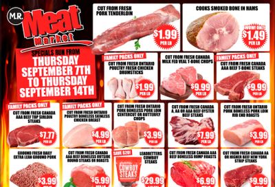 M.R. Meat Market Flyer September 7 to 14