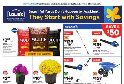Lowe's Weekly Ad Flyer Specials September 7 to September 13, 2023