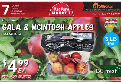 Red Barn Market Flyer September 7 to 13