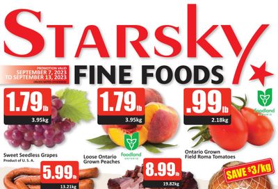 Starsky Foods Flyer September 7 to 13