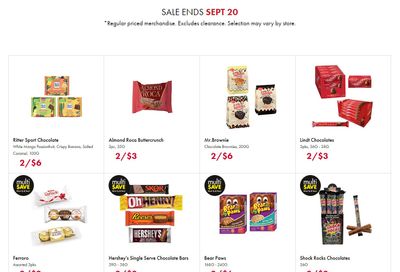 The Bargain Shop & Red Apple Stores In-Store deals September 7 to 20