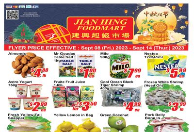 Jian Hing Foodmart (Scarborough) Flyer September 8 to 14