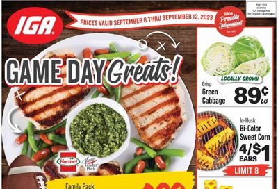 IGA (IL) Weekly Ad Flyer Specials September 6 to September 12, 2023