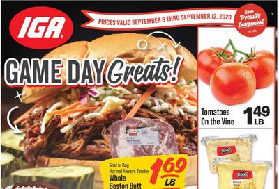 IGA (TN) Weekly Ad Flyer Specials September 6 to September 12, 2023