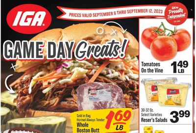 IGA (KY) Weekly Ad Flyer Specials September 6 to September 12, 2023