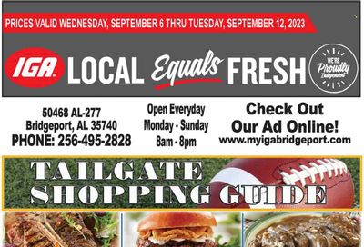 IGA (50) Weekly Ad Flyer Specials September 6 to September 12, 2023