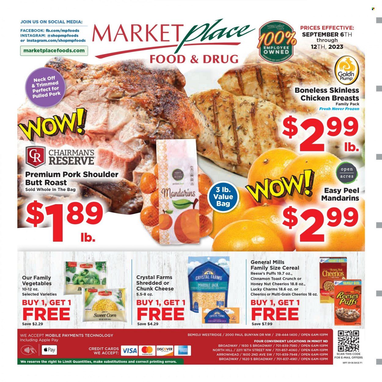 Marketplace Foods (ND) Weekly Ad Flyer Specials September 6 to September 12, 2023