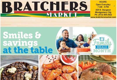 Bratchers Market (MO) Weekly Ad Flyer Specials September 6 to September 12, 2023