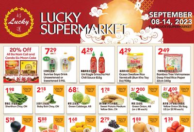 Lucky Supermarket (Calgary) Flyer September 8 to 14