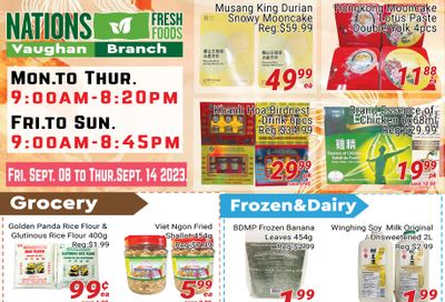 Nations Fresh Foods (Vaughan) Flyer September 8 to 14