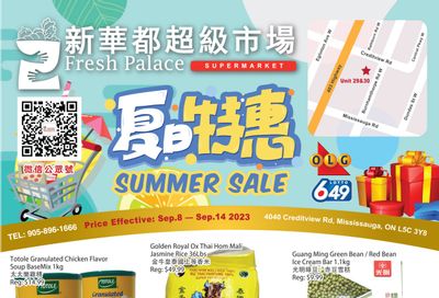 Fresh Palace Supermarket Flyer September 8 to 14