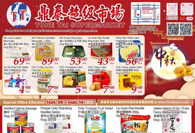 Tone Tai Supermarket Flyer September 8 to 14