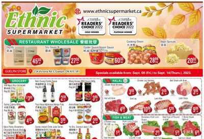 Ethnic Supermarket (Guelph) Flyer September 8 to 14