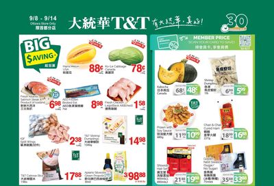 T&T Supermarket (Ottawa) Flyer September 8 to 14