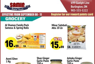 Samir Supermarket Flyer September 8 to 11
