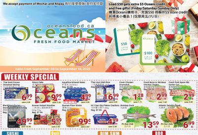 Oceans Fresh Food Market (Mississauga) Flyer September 8 to 14