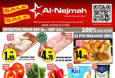 Alnejmah Fine Foods Inc. Flyer September 8 to 14