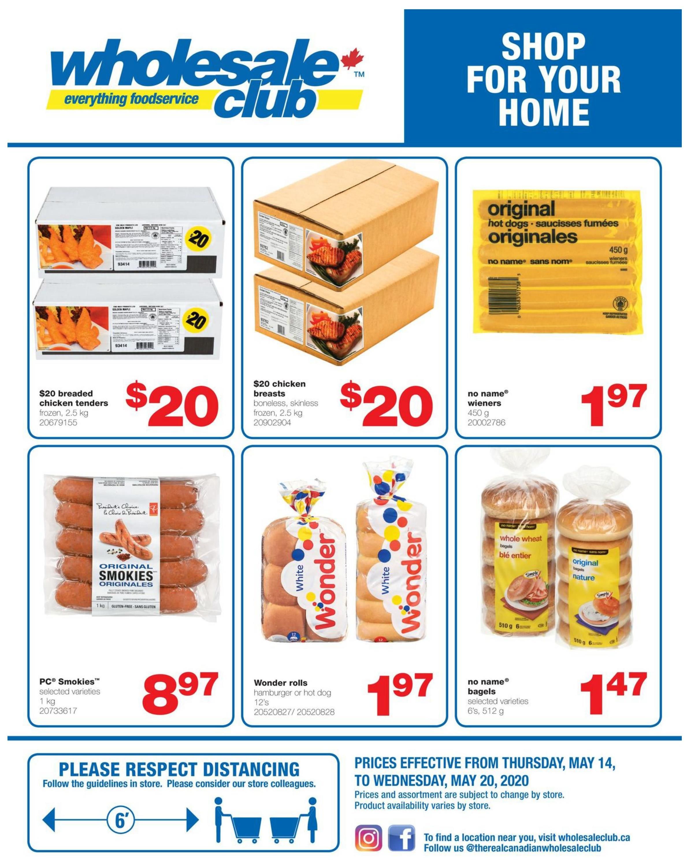 Wholesale Club (West) Sweet Deal of the Week Flyer May 14 to 20