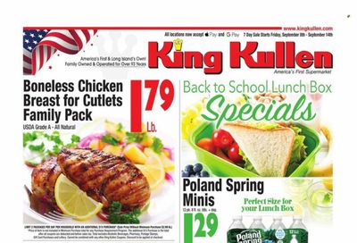 King Kullen (NY) Weekly Ad Flyer Specials September 8 to September 14, 2023