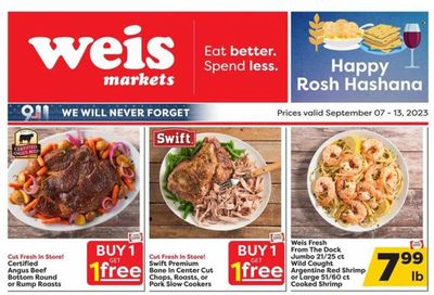 Weis (MD, NY, PA) Weekly Ad Flyer Specials September 7 to September 13, 2023