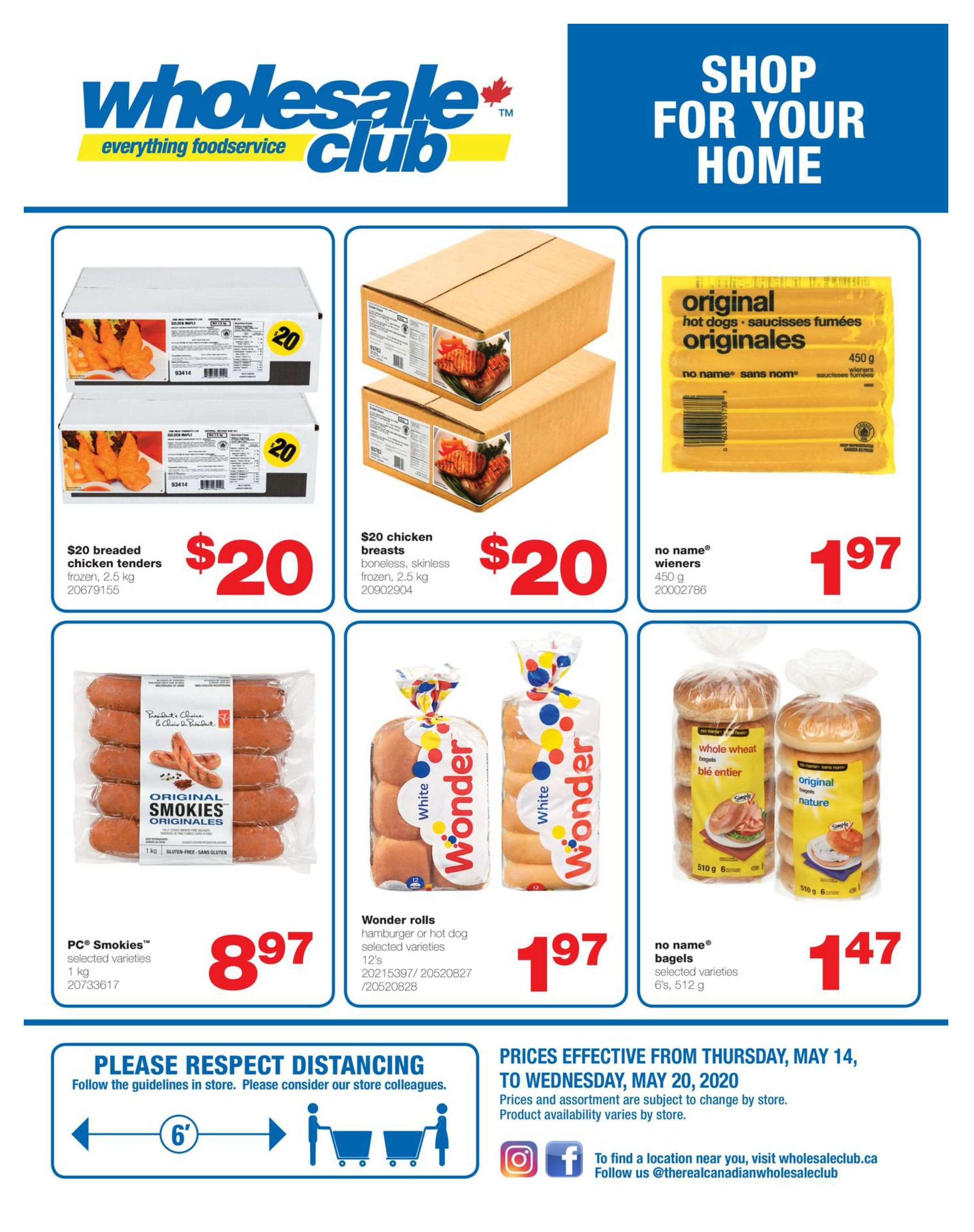 Wholesale Club (Atlantic) Sweet Deal of the Week Flyer May 14 to 20