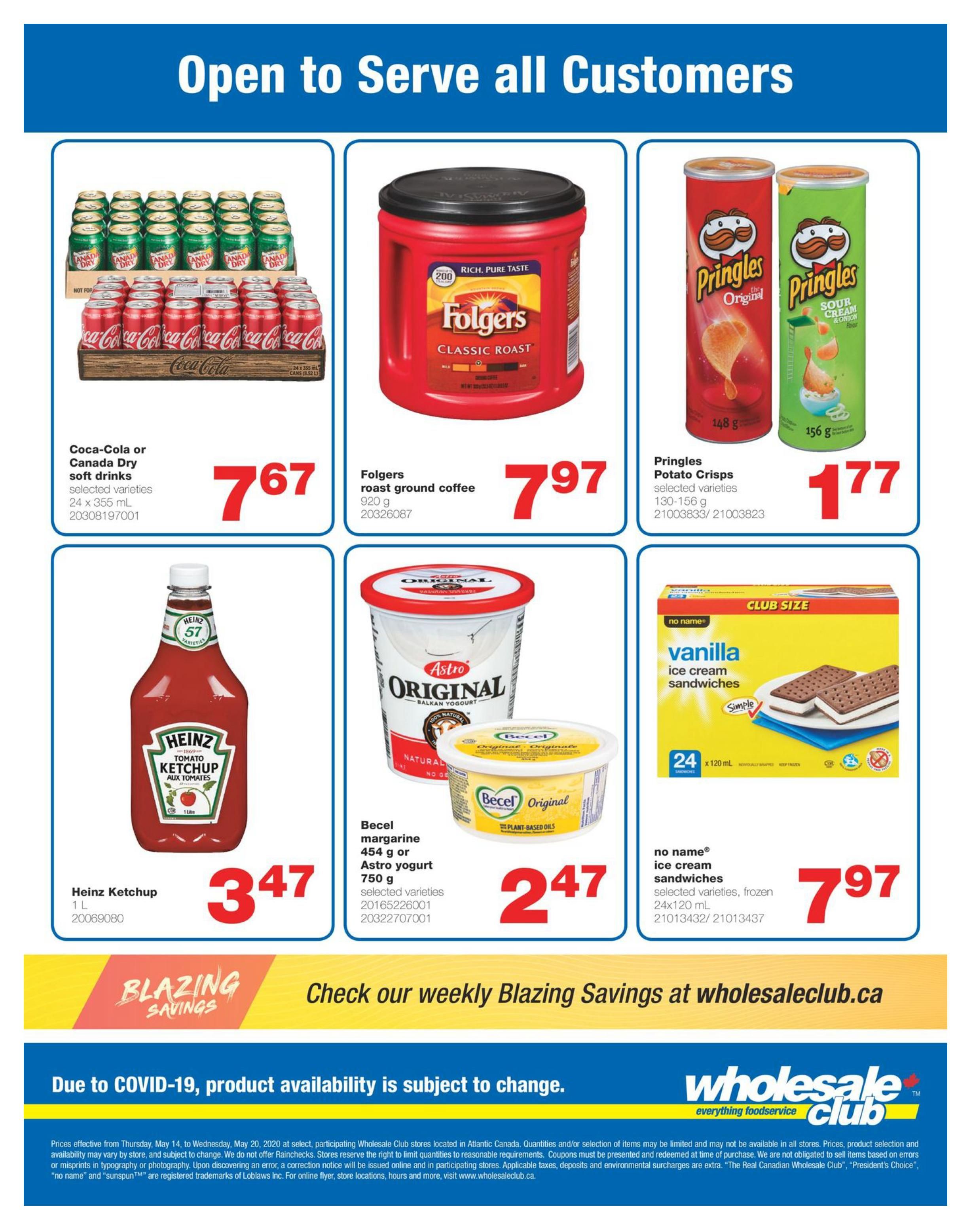 Wholesale Club (Atlantic) Sweet Deal of the Week Flyer May 14 to 20