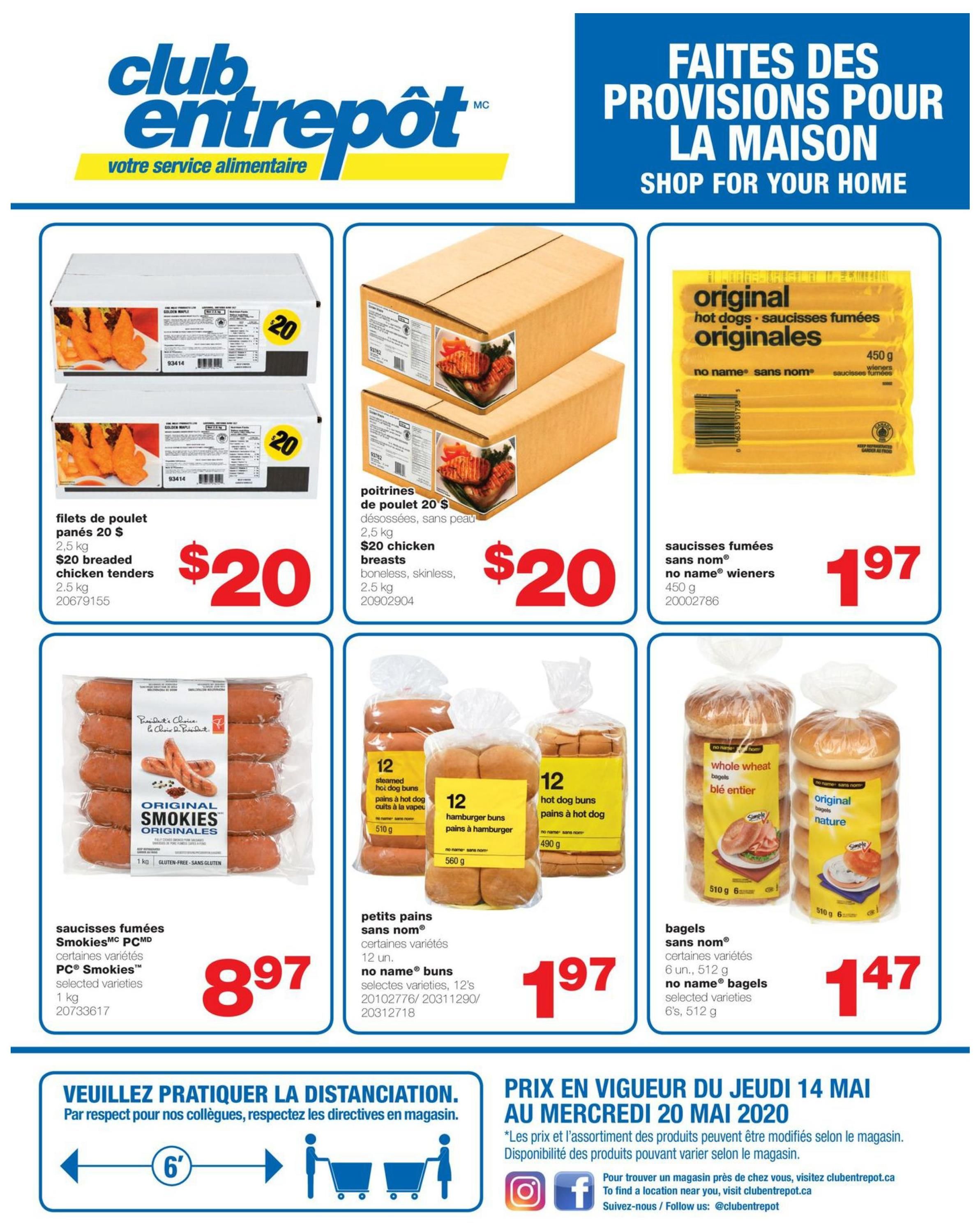 Wholesale Club (QC) Sweet Deal of the Week Flyer May 14 to 20