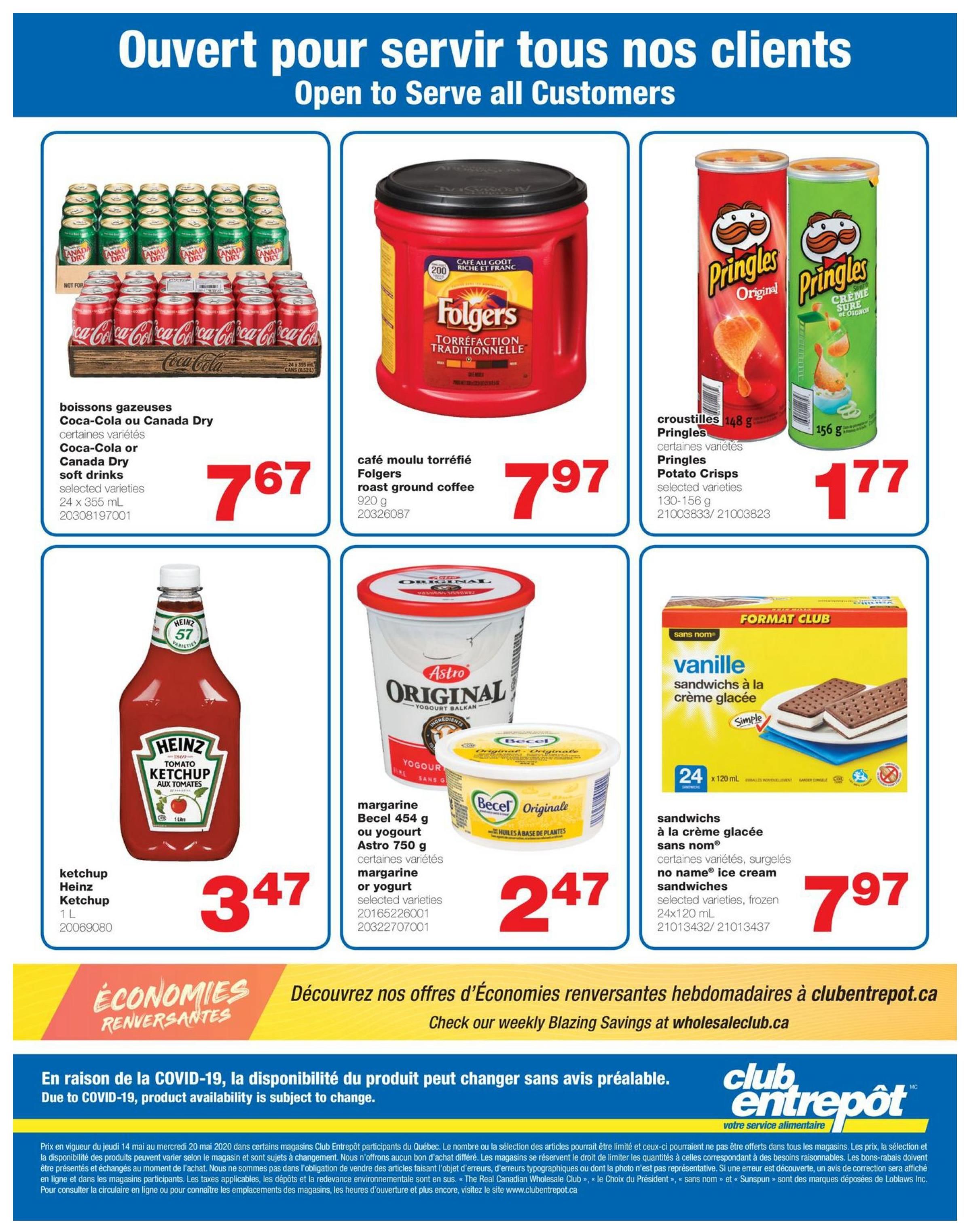 Wholesale Club (QC) Sweet Deal of the Week Flyer May 14 to 20