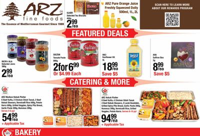Arz Fine Foods Flyer September 8 to 14