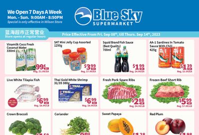 Blue Sky Supermarket (North York) Flyer September 8 to 14
