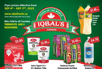 Iqbal Foods Flyer September 8 to 17