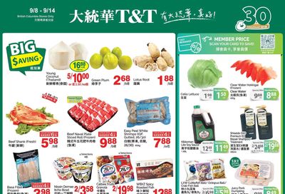 T&T Supermarket (BC) Flyer September 8 to 14