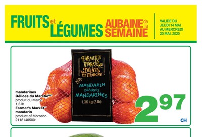 Wholesale Club (QC) Produce Deal of the Week Flyer May 14 to 20