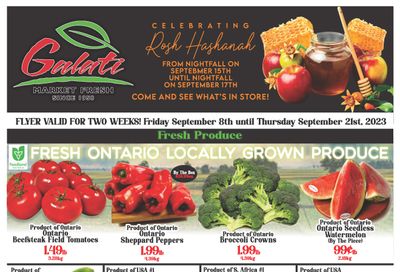Galati Market Fresh Flyer September 8 to 21