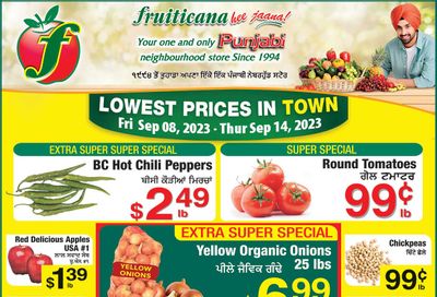 Fruiticana (Calgary) Flyer September 8 to 14