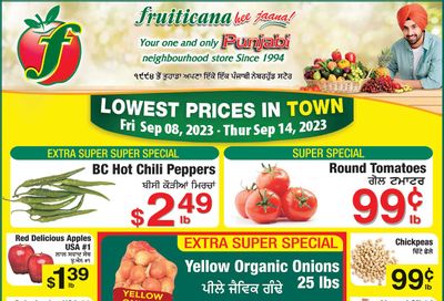 Fruiticana (Kelowna) Flyer September 8 to 14