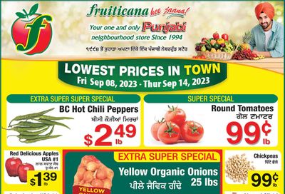 Fruiticana (Edmonton) Flyer September 8 to 14