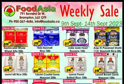 FoodAsia Flyer September 9 to 14
