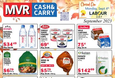 MVR Cash and Carry Flyer September 1 to 30