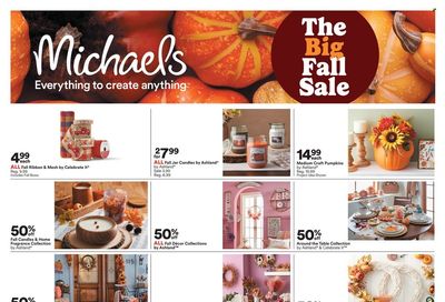 Michaels Weekly Ad Flyer Specials September 10 to September 14, 2023