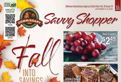Commissary Weekly Ad Flyer Specials September 11 to September 24, 2023