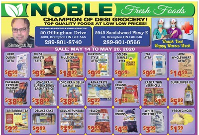 Noble Fresh Foods Flyer May 14 to 20