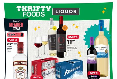 Thrifty Foods Liquor Flyer September 14 to 20