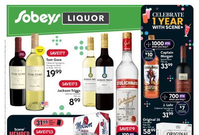Sobeys (SK) Liquor Flyer September 14 to 20