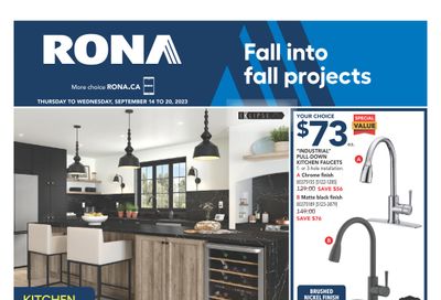 Rona (West) Flyer September 14 to 20