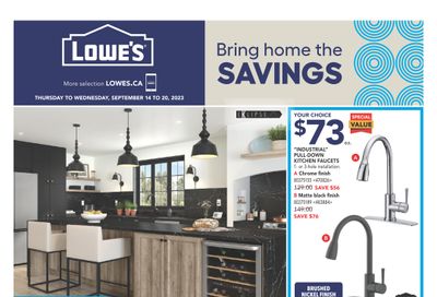 Lowe's (ON) Flyer September 14 to 20