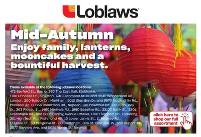 Loblaws (ON) Mid-Autumn Flyer September 14 to 27