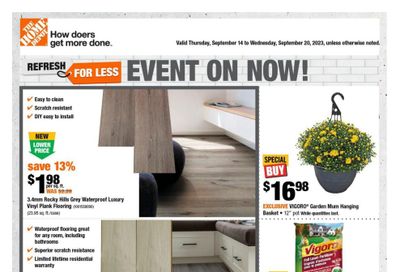 Home Depot (ON) Flyer September 14 to 20