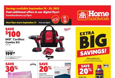 Home Hardware (ON) Flyer September 14 to 20