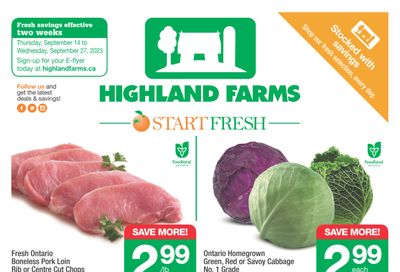 Highland Farms Flyer September 14 to 27